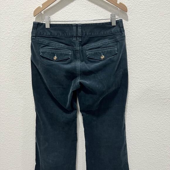Old Navy Corduroy Flare Pants Women's Mid Rise Green Teal Y2K Bootcut Size 2 - Picture 6 of 7